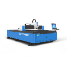 SF3015G Máquina de corte a laser de fibra de metal para folha de metal com tipo aberto